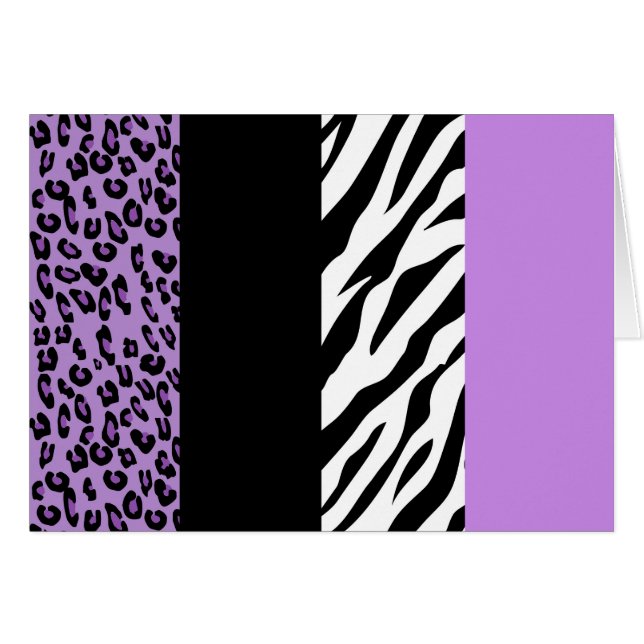 Empreinte de léopard, Zebra Print, Poster de anima (Devant horizontal)