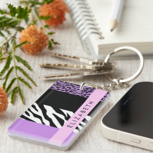 Empreinte de léopard, Zebra Print, Purple, Votre n