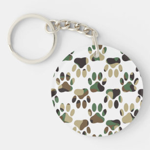 Empreinte de patte de chien Motif Camo
