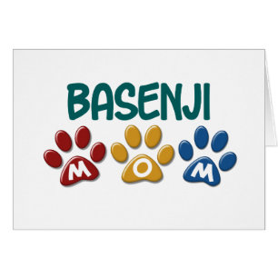 Empreinte de patte de MAMAN de BASENJI