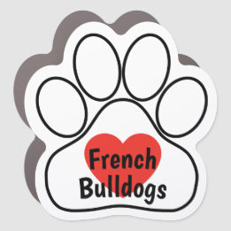 Empreinte de patte de race personnalisée Magnet de