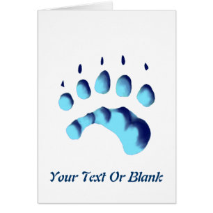 Empreinte de patte d'ours polaire