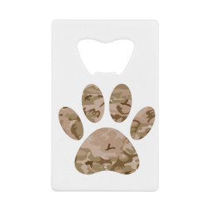 Empreinte de patte en détresse de Camo Dog du dése