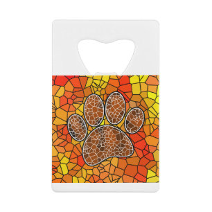 Empreinte de patte Mosaic Art Dog