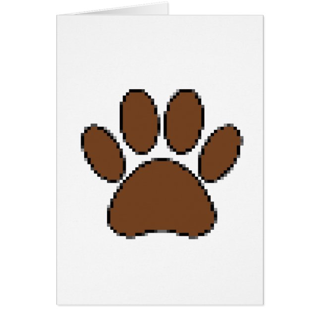 Empreinte de patte Pixel Dog (Devant)