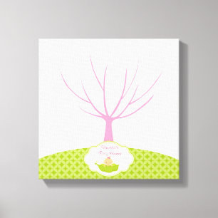 Empreinte digitale Arbre Baby shower Livre d'or Pe