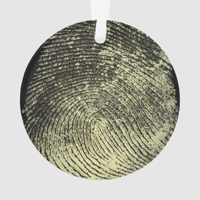 Empreinte digitale renversée de boucle (dos)