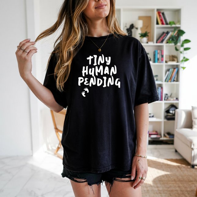 Empreinte humoristique blanche T-shirt (Créateur téléchargé)
