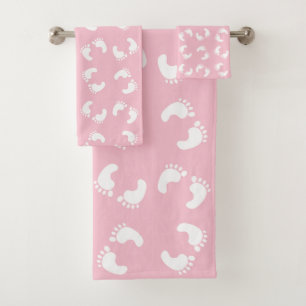 Empreintes Bébé, Pied Bébé, Marches, Fille Rose