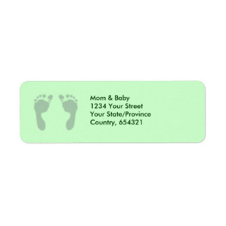 Empreintes bébé (vert)