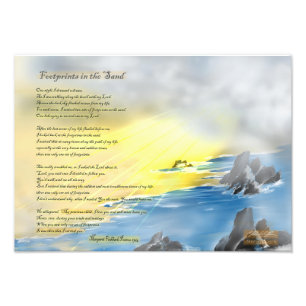 Empreintes dans le sable Photographie