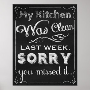 Empreintes de décoration de cuisine, Chalkboard ta