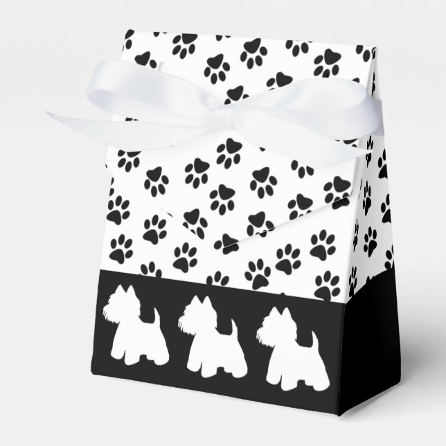 Empreintes de pattes Ballotins Westie Pas de titre (Verso)