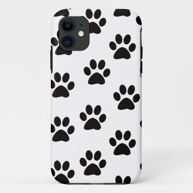 Empreintes de pattes de chat iPhone 5 Coque (Dos)