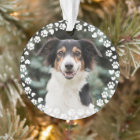 Empreintes de pattes et coeurs Cadre personnalisé