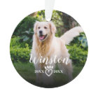 Empreintes de pattes sur nos coeurs Pet Photo Memo