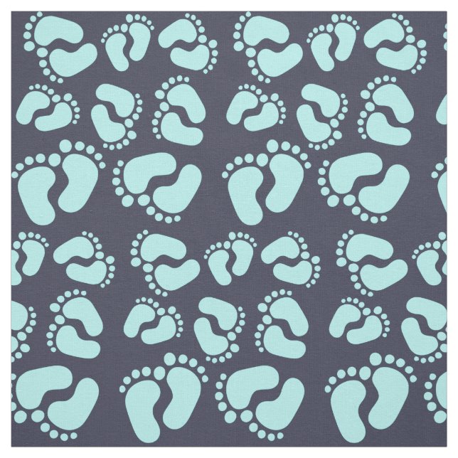 Empreintes de pieds Bébé Pieds Tissu (Échantillon)