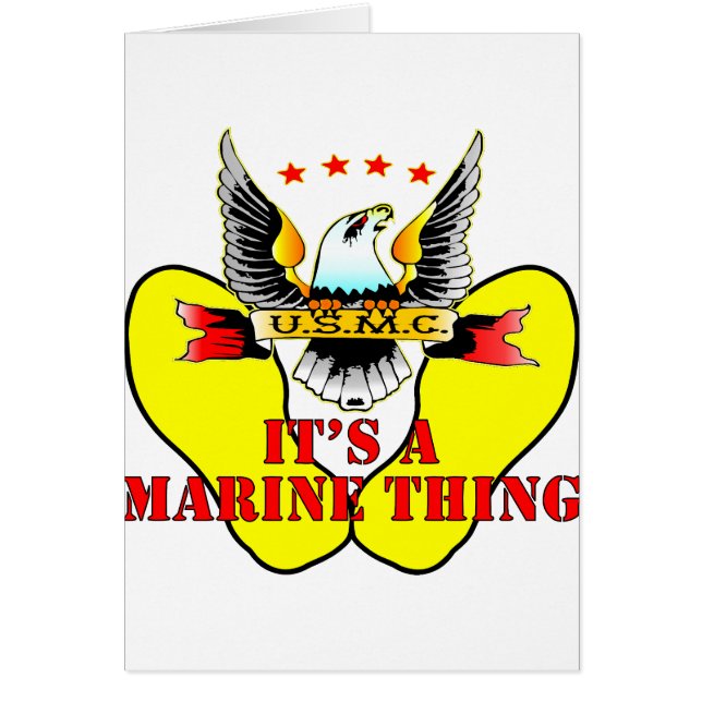 Empreintes Jaunes USMC C’est une chose marine (Devant)