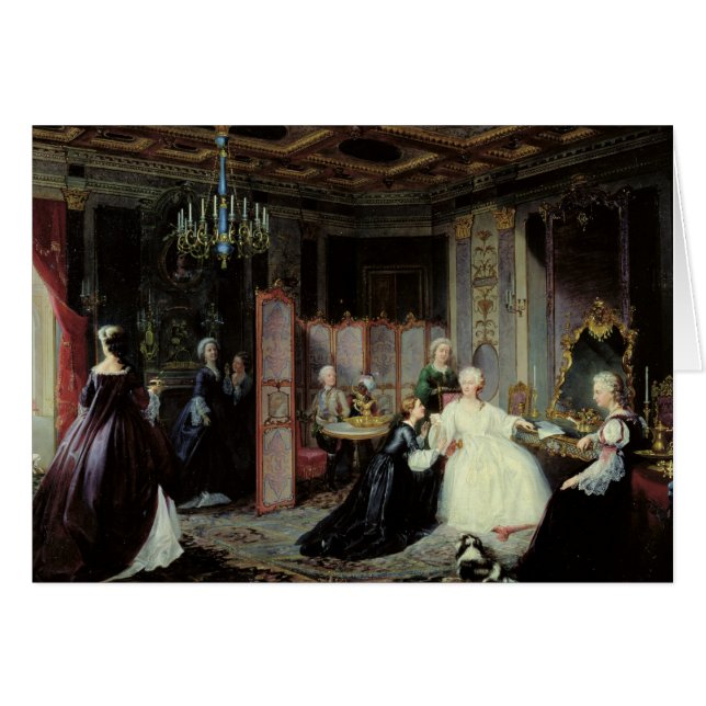 Empress Catherine the Great  receiving a (Front Horizontal)
