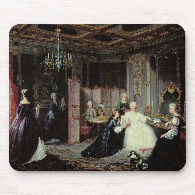 Empress Catherine the Great  receiving a Mouse Pad (Front)