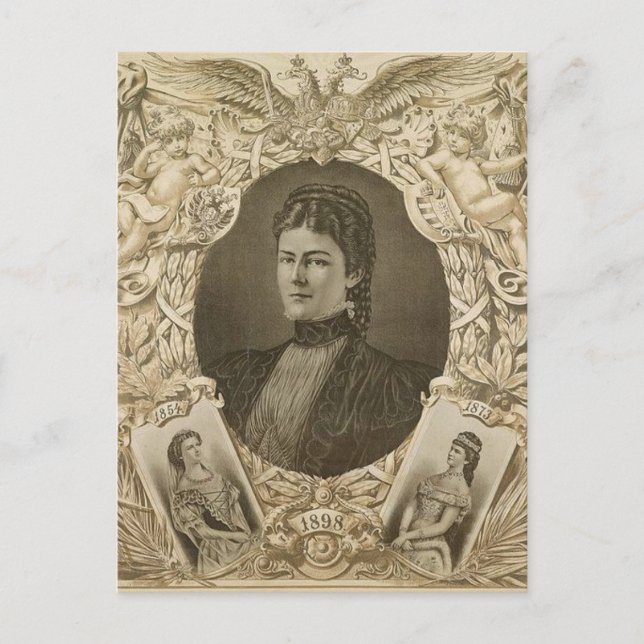 Empress Elisabeth Austria - Sissi, Sisi death Postcard (Front)