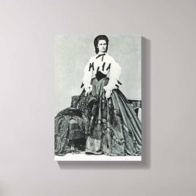Empress Elisabeth of Austria Canvas Print (Front)