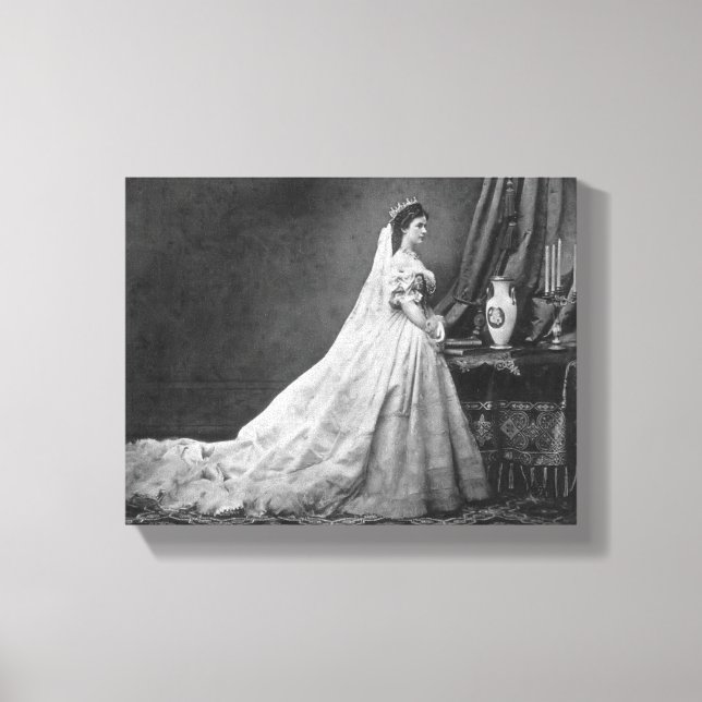 Empress Elisabeth of Austria Hungary Canvas Print (Front)