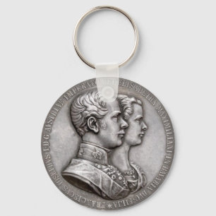 Empress Elisabeth of Austria Sissi Wedding Coin Keychain