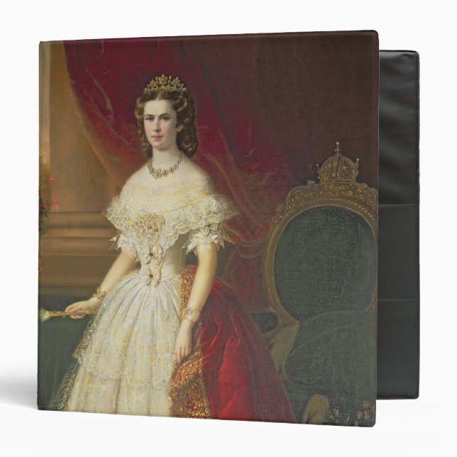 Empress Elizabeth of Bavaria , 1863 Binder (Front/Inside)