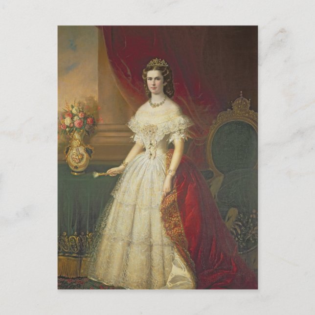 Empress Elizabeth of Bavaria , 1863 Postcard (Front)