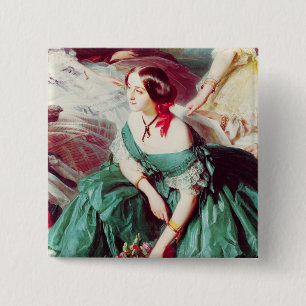 Empress Eugenie and her Ladies in Waiting 2 Inch Square Button