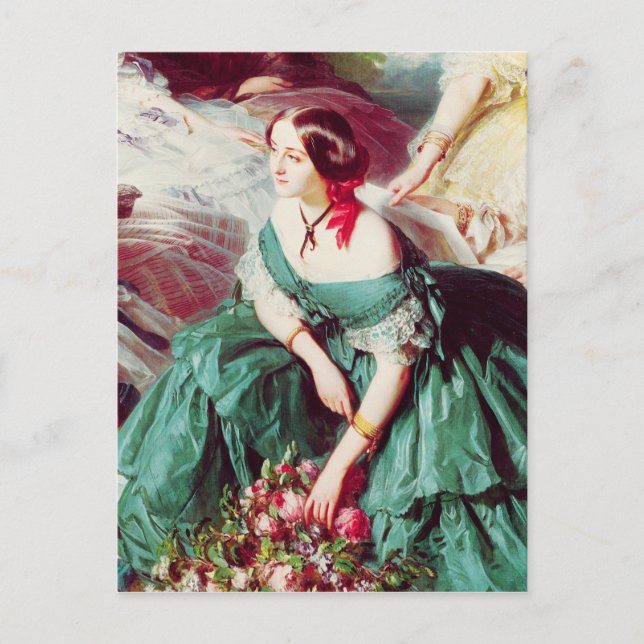 Empress Eugenie and her Ladies in Waiting Postcard (Front)