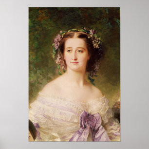 Empress Eugenie  and her Ladies in Waiting Poster