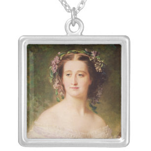 Empress Eugenie  and her Ladies in Waiting Silver Plated Necklace