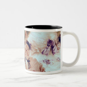 Empress Eugenie  and her Ladies in Waiting Two-Tone Coffee Mug