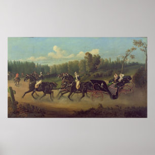 Empress Eugenie  and Queen Victoria  in the Poster