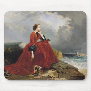 Empress Eugenie  at Biarritz, 1858 Mouse Pad