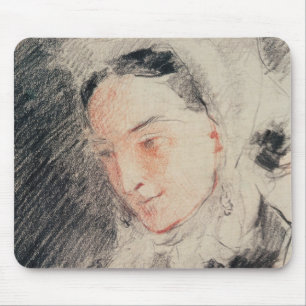 Empress Eugénie (black & red chalk) Mouse Pad
