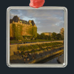 Empress Hotel and Inner Harbour waterfront, Metal Ornament<br><div class="desc">COPYRIGHT Paul Thompson / DanitaDelimont.com | CN02 PTH0201.jpg | Empress Hotel and Inner Harbour waterfront,  Victoria,  Vancouver Island,  British Columbia,  Canada</div>