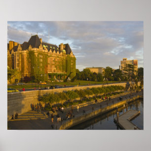 Empress Hotel and Inner Harbour waterfront, Poster