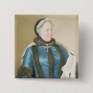 Empress Maria Theresa of Austria , c.1770 2 Inch Square Button
