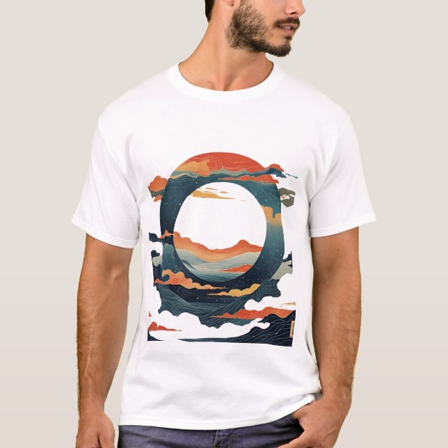 Emptiness (śūnyatā) Empty Circle T-Shirt (Front)