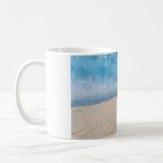 Empty beach in Virginia. Coffee Mug