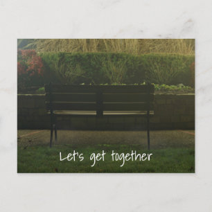 Empty Bench Postcard