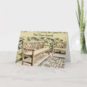 Empty Bench - With Sympathy Card