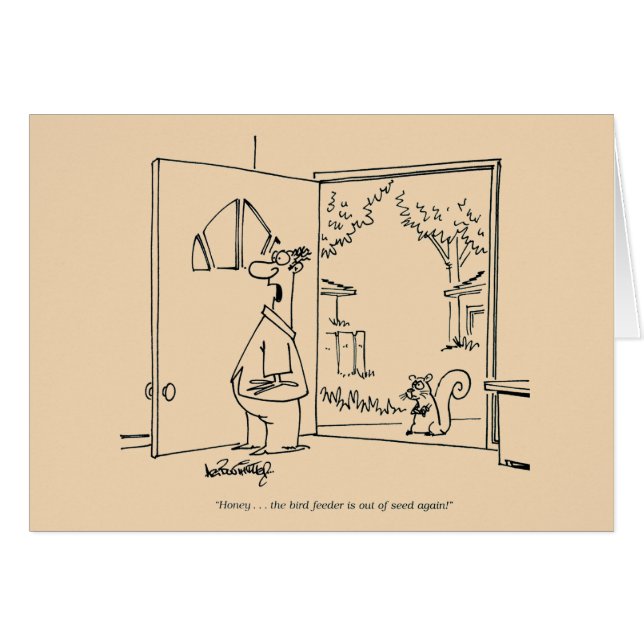 Empty Bird Feeder (Front Horizontal)