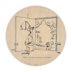 Empty Bird Feeder 2 Cutting Board