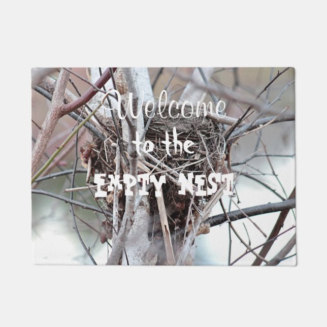 Empty bird nest doormat (Front)