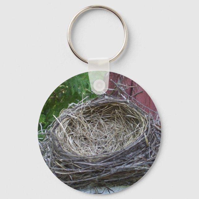 Empty Bird's Nest Keychain (Front)