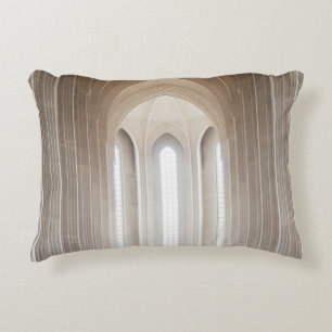 EMPTY CATHEDRAL INTERIOR ACCENT PILLOW